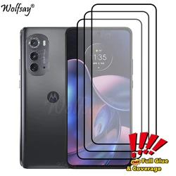 Premium Full - Cover Tempered Glass Screen Protector, 6.6 Inch - 3PCS Tempered Glass (For Moto Edge 2022)