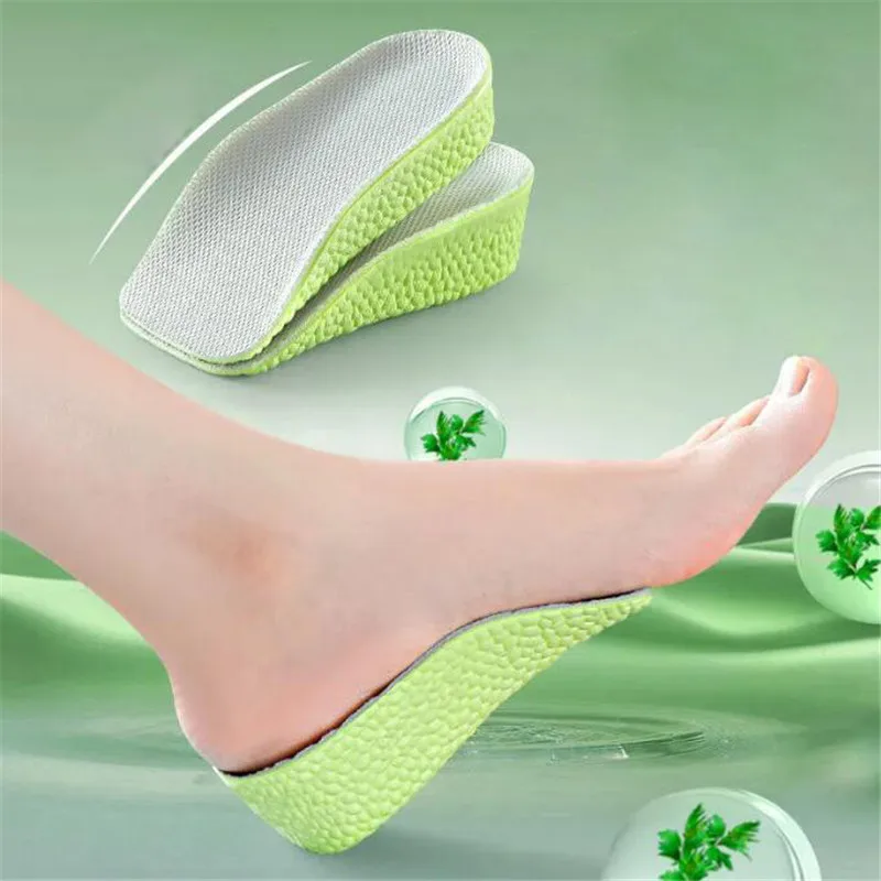 Increase Taller Height Lift Men Women Shoes Insole Inserts Shoes
