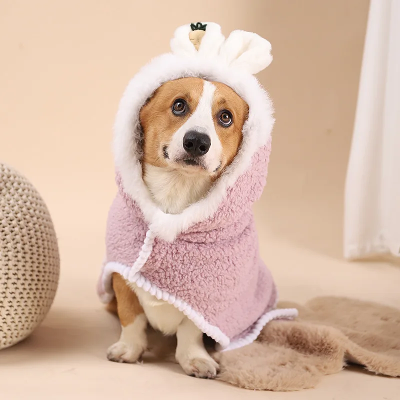 

1Pcs New Dog Trench Coat Cat Pillow Polyester Solid Color Flintcloth Soft And Comfortable Warm Cushion Home Pet Supplies SSJ581