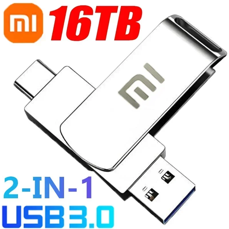 Xiaomi U Disk 16Tb Usb 3.0 Pen Drive Ad Alta Velocità 8Tb 4Tb Transfer Metal Memory Card Ssd Pendrive Flash Drive Memoria Usb Stick