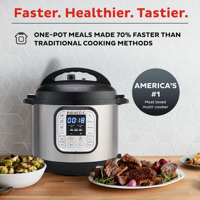 Instant Pot Duo Autocuiseur électrique 7 en 1, mijoteuse, cuiseur