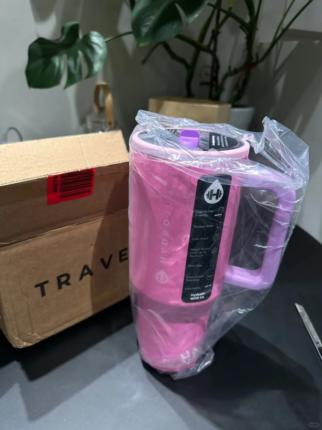 HydroJug Tumbler Traveler Cup Stainless Steel Coffee Mug Insulated Thermos Portable Vacuum Travel Tumbler Handle Lid Straw