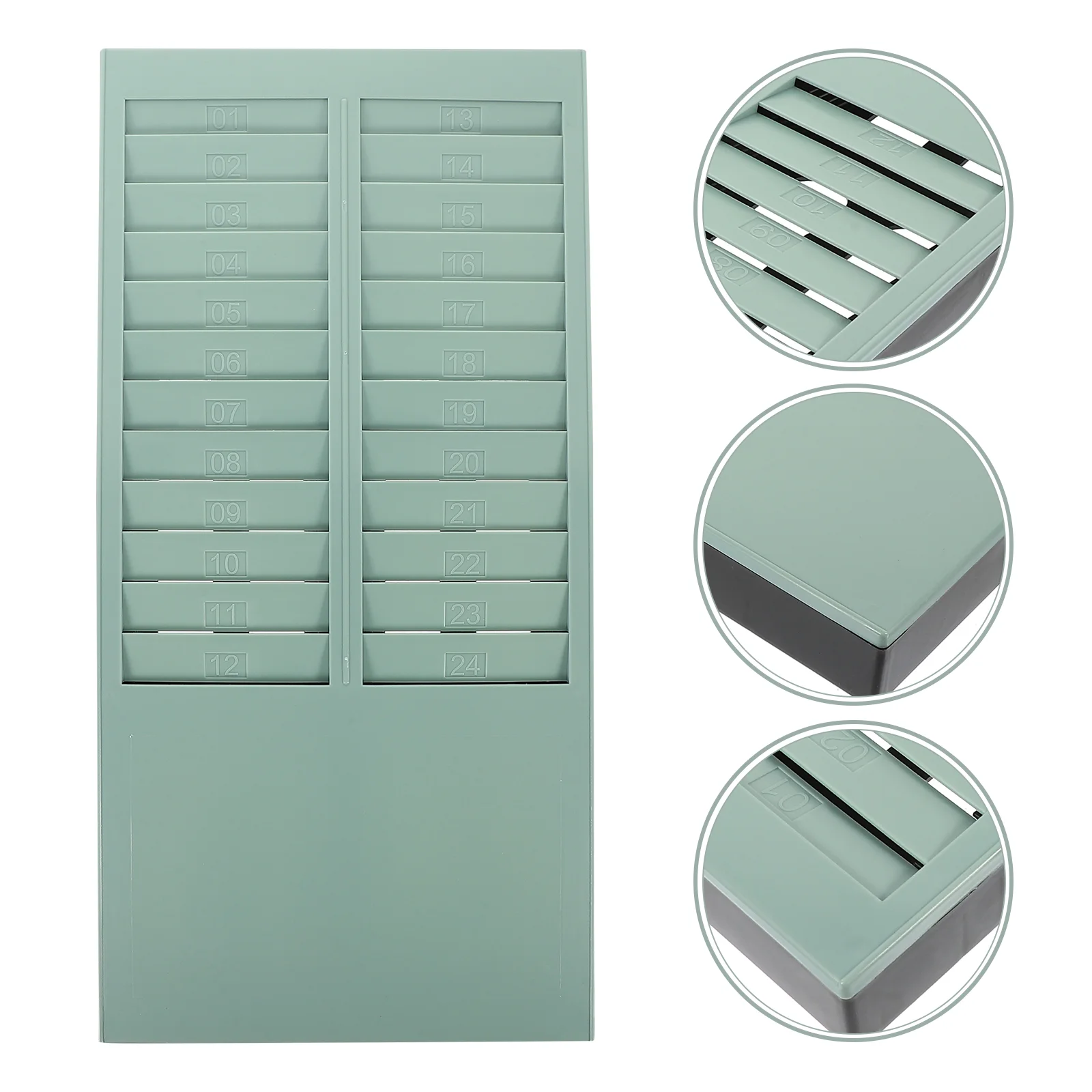 

Time Rack Wall Mounted Attendance Time Recorder Pyramid Time Systems Time 24 Pockets for Office