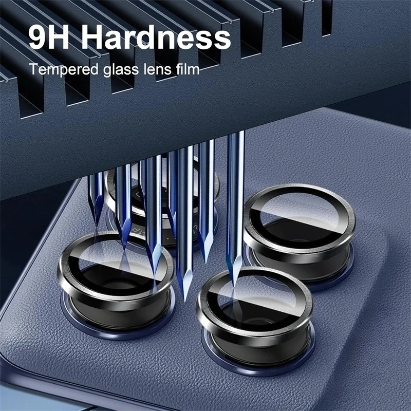 Premium Aluminum Alloy Ring Camera Glass Protector