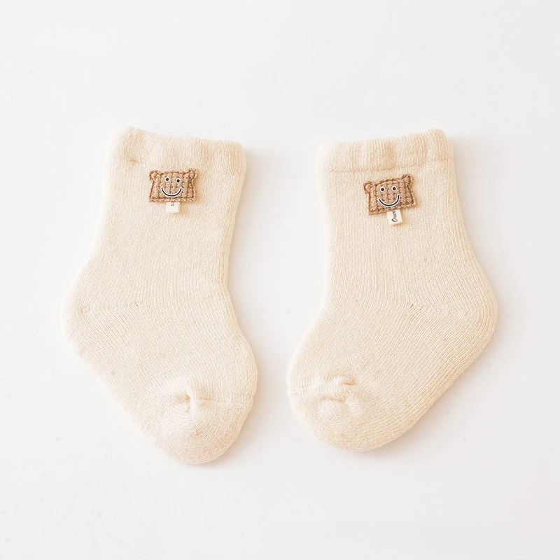 Baby Adorable Animals Pattern Non Slip Floor Socks Breathable Casual Socks for Boys and Girls Kids Indoor Activities