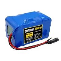 Batterie au lithium 24V 15Ah 18650 7S5P 20A BMS 29.4V pour scooter de mobilité pour fauteuil roulant, avec chargeur 2A. 4