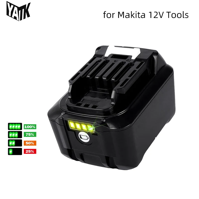 

Lithium-Ion Battery for Makita BL1040 BL1015 12V 6000mAh Rechargerable Replace Tool Batteries for BL1020B BL1016 BL1021 BL1040B