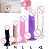 Five Colors Four Sizes Soft Jelly Dildo BDSM Erotic Cock Realistic Crystal Dildos Suction Cup Masturbator G-spot Orgasm Sex Toys 1