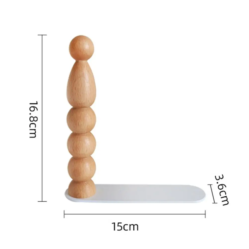 거치대 나무 책상 책꽂이, 심플한 미니멀리즘 책꽂이 정리함, 두꺼운 내구성 책상 파일 분류기 문구