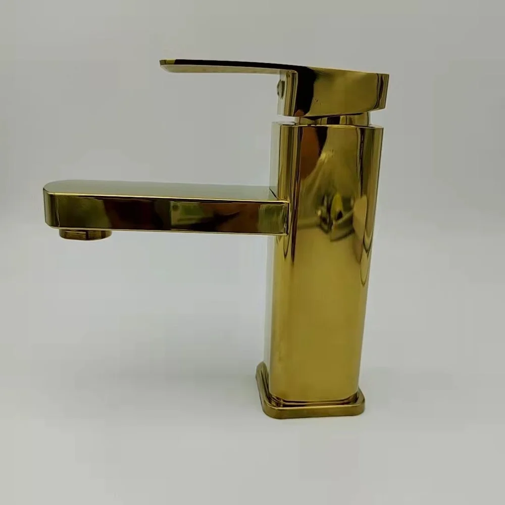

Gold Sink Mixer Tap Stainless Steel Gourmet Kitchen Hot and Cold Water Faucet Kitchen Accessories Black Square Basin Aid Crane