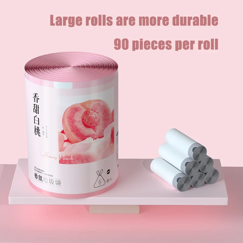 Garbage and Trash Bags Fragrance Drawstring Kitchen Waste Toilet Thickened Dust Bags Household Junk Cleaning Storage