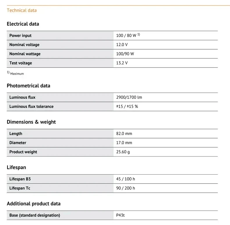 OSRAM 62204 H4 12V 100/90W 9003 HB2 P43t Super Rallye Off Road 3200K Car Halogen Headlight Auto Bulb Original Lamp 5