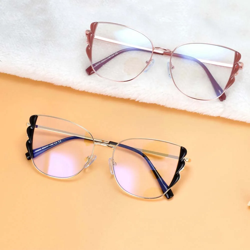 

54339 Fashion Women Optical Glasses Frames Anti Blue Light Computer Eyeglasses