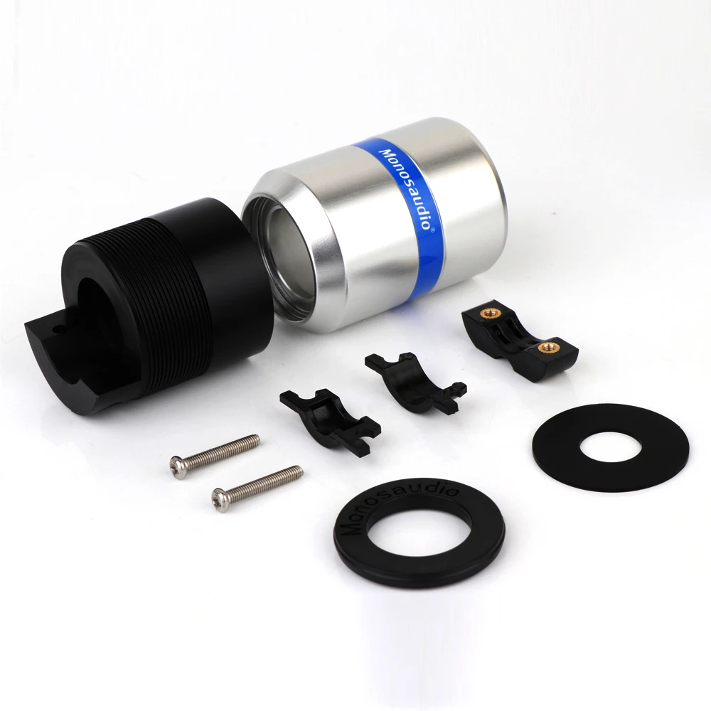 Monosaudio Reines Kupfer AC EU Power Stecker Steckdose 250V 16A Schraubverschluss für Hifi Audio Kabel Stecker E106/E107 – Detail 3
