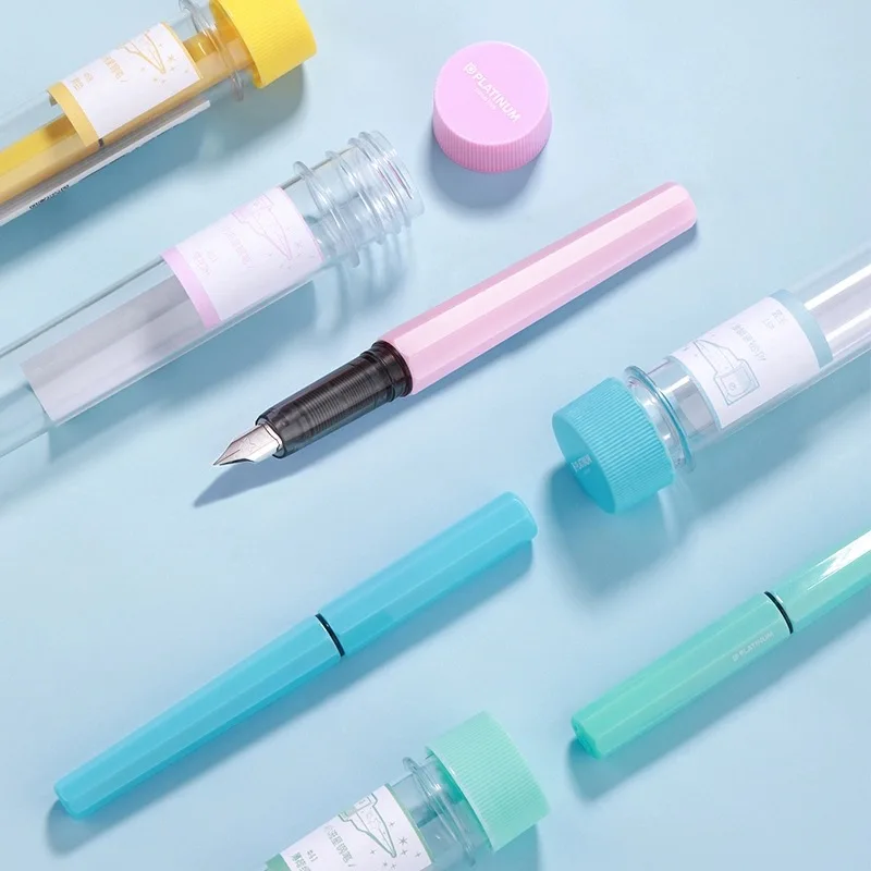 Fountain Pen PLATINUM Little Meteor PQ200 Student Practice Calligraphy Beginner Replace Ink Ink Cartridge 1PC