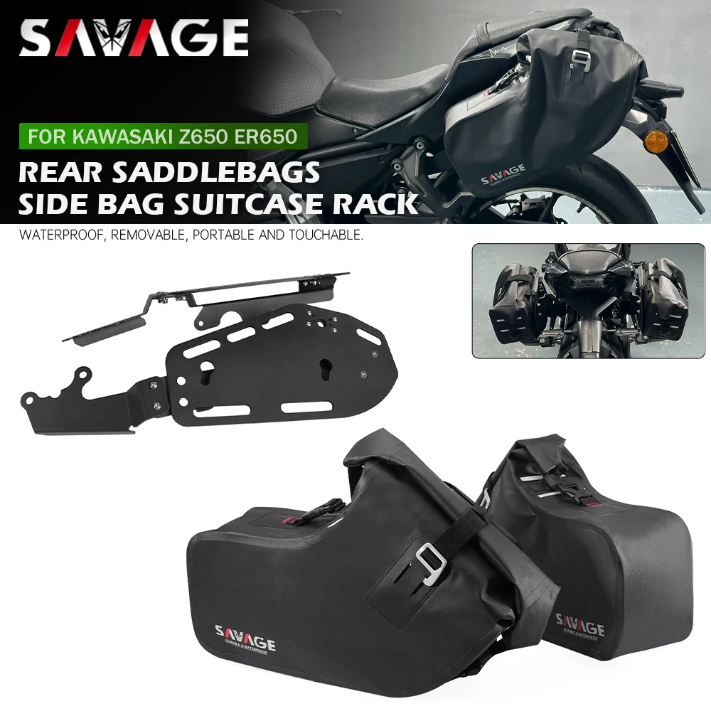 Saddle Bag 2017 Ninja 650 Luggage Rack For KAWASAKI Z650 2017-2025