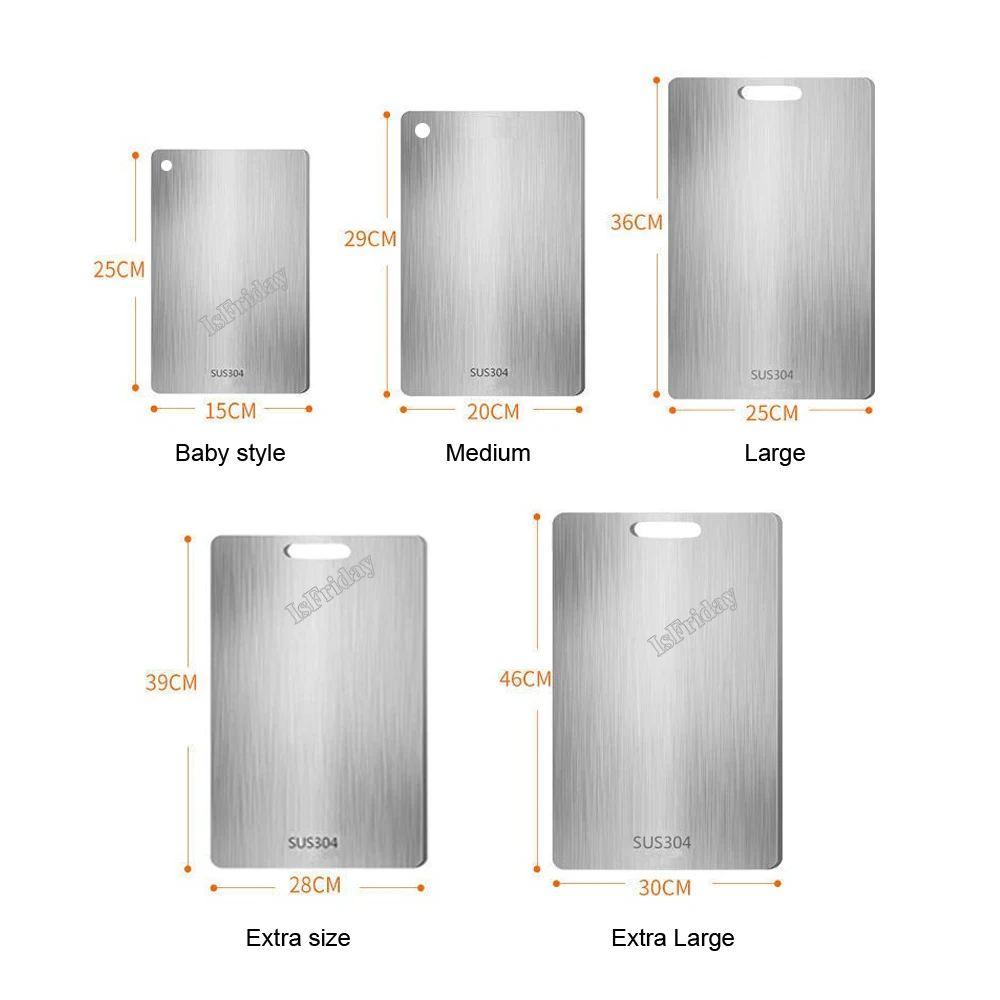 Cutting Board 316 Stainless Steel Thickened Antibacterial Mildew-proof Household