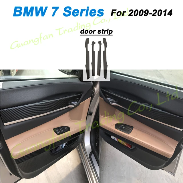 Für BMW 7er Serie F01 2010-14 Kohle faser Front armlehne Box Schalttafel  Verkleidung Auto Innendekoration Zubehör Aufkleber - AliExpress
