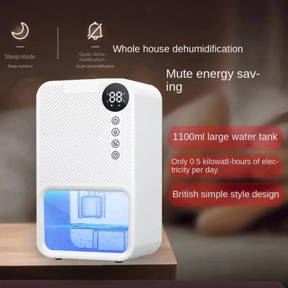 

Plastic Dehumidifier Portable Quiet USB Charging Electric Dehumidifier White Black Air Purifier Bedroom