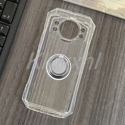 Custodia per telefono con supporto ad anello morbido e antimacchia enhancer