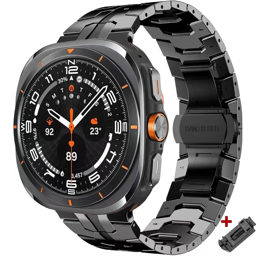 التيتانيوم الفرقة لساعة سامسونج جالاكسي الترا 47 م...