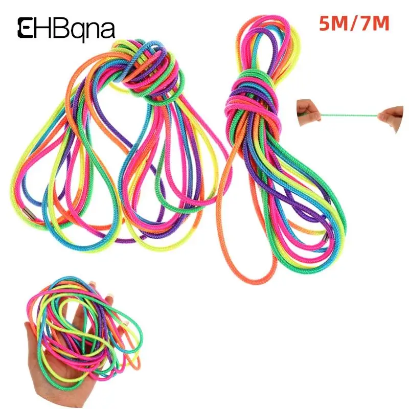 

Rainbow Rubber Band For Jumping Game Kids Outdoor Fun Sports Toy Comba Saltar Niños Jeux Enfant Exterieur Buiten Speelgoed