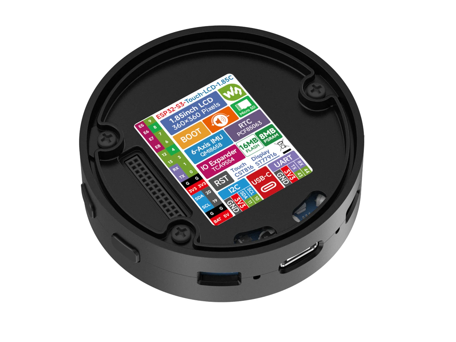 รูปสินค้า ESP32-S3 จอสัมผัส AI สั่งงานด้วยเสียง
