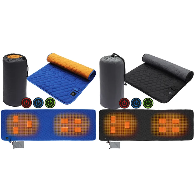 7 Zónaterület 3 Sebességváltó Fűtő Szőnyeg Usb Fűtés Alvó Szigetelés Fűtött Matrac Hálózsák Kültéri Kemping Túrázás - Image 5
