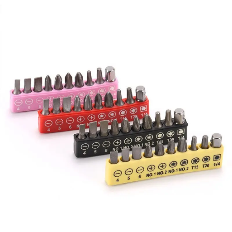 14InchHexShankDriveScrewdriverBitSetTorxPhillipsPozi
