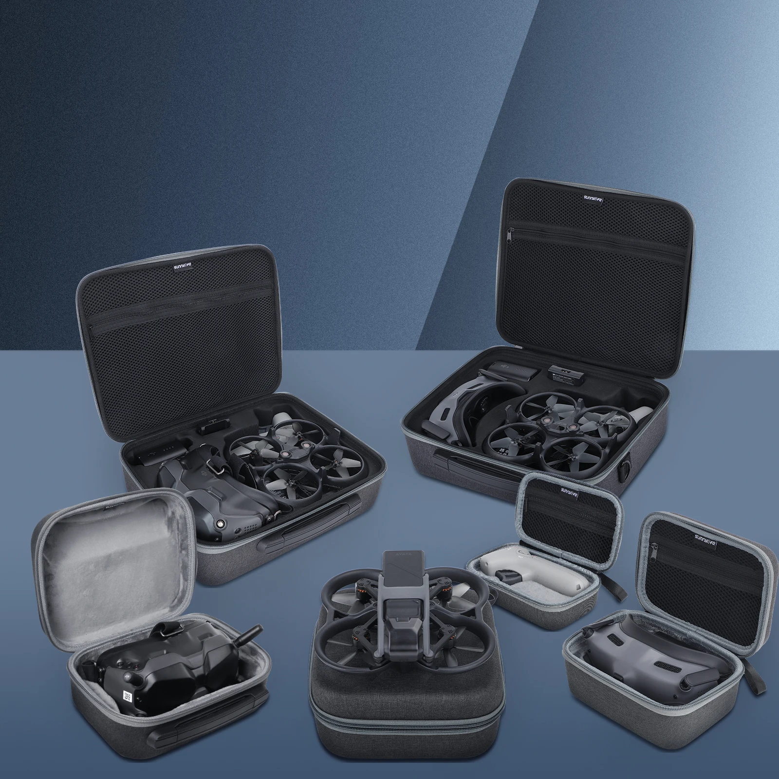 Sunnylife Per Dji Avata Fpv Pro-View Combo/Fly Smart Combo Storage Bag Borsa Di Protezione Borsa Per Il Corpo Borsa Per Occhiali Zaino-G