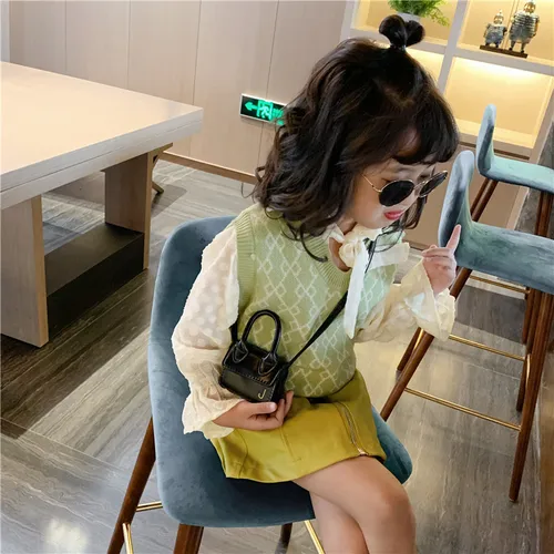 소녀용 미니 크로스바디 백, 귀여운 스퀘어 백, 소녀용 핸드백, 동전 주머니, 디자이너 럭셔리 백 4