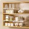Kitchen Cabinet Organizer Adjustable Layered Storage Shelf Spice Rack Dish Bowl Shelf for Kitchen Cupboard Pantry Sink Organizer 1