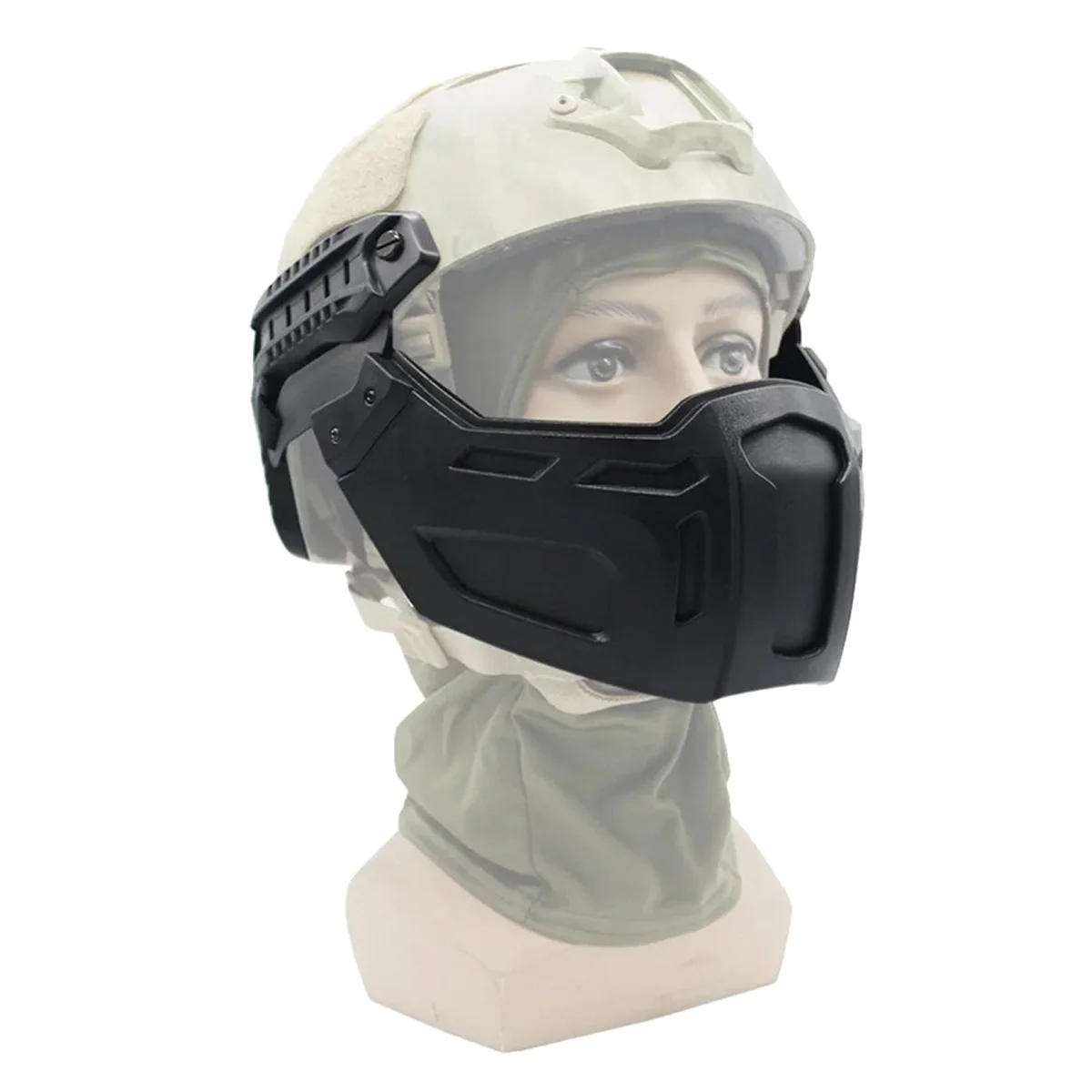 Tactical FAST Helmet Half Face Mask - Color Options