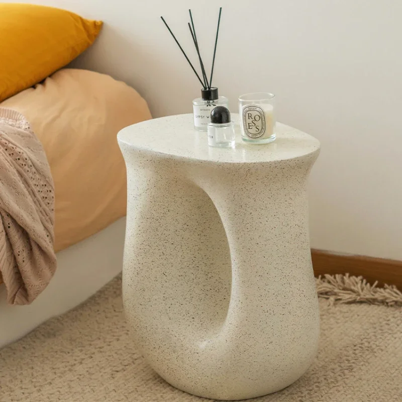 

Nordic Creative Cream Bedside Small Side Table Bedroom Accessories Living Room Sofa Coffee Table Luxury Family Décor
