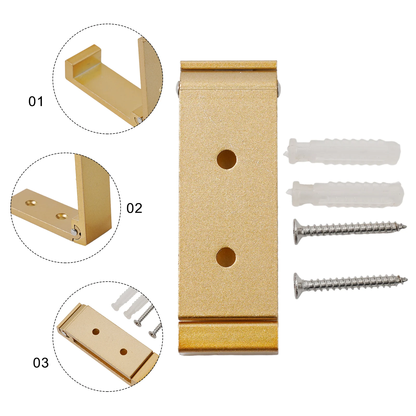 

1Pc Aluminum Alloy Folding Clothes Hook Without Punching Invisible Clothes Hook Row Hook Single Hook Clothes Hook Pendant