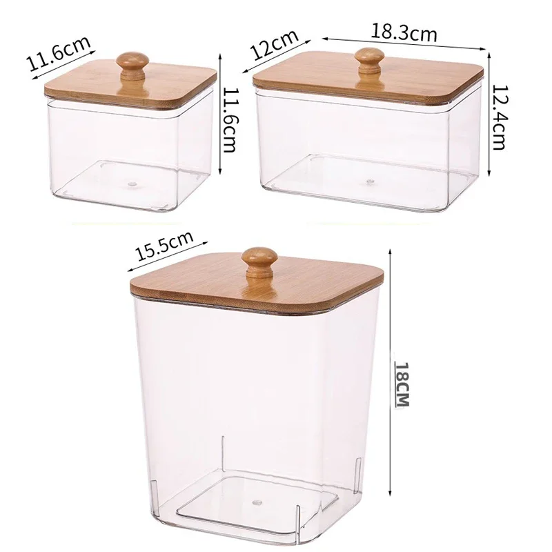 Acrylic Dryer Sheet Holder Container for Laundry Room Dryer Sheet Dispenser Laundry Room Organization Jars with Bamboo Lid 5