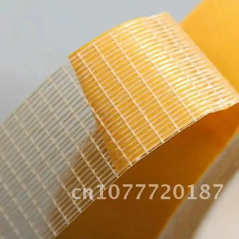 

Strong 20m Transparent Mesh Glass Fiber Traceless Adhesive Double-sided Cloth Base On Tape DIY Sewing Accessory Carpet Adhesive