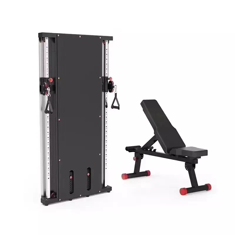 Attrezzatura Per Il Fitness Allenatore Funzionale Montato A Parete Dual Cable Crossover Gym Machine Pulley System Function Trainer