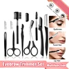 3-11PCS Eyebrow Trimmer Set Scissors Tweezers Eyebrow Razor Scraping Eyebrow Comb Razor Eyebrow Clip Makeup Tools Sets 1