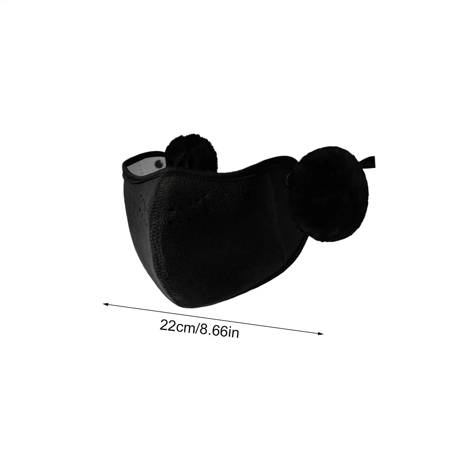 얼굴 입 커버 귀 덮개가 있는 두꺼운 보온 쉴드 스포츠 하이킹 출퇴근 사이클링 여성 겨울 야외 스키용