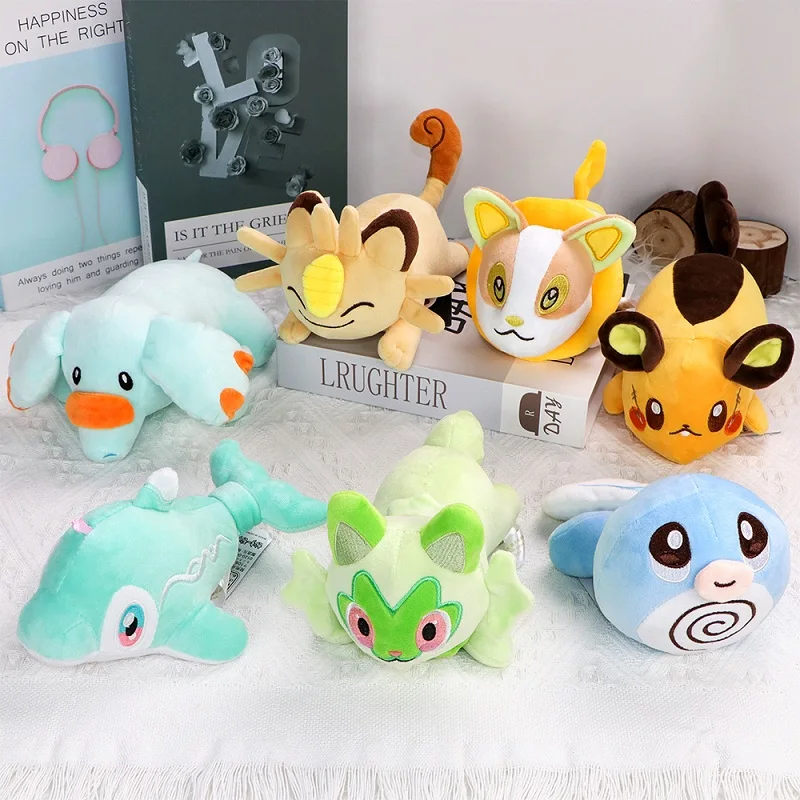 Pokemon Plush Toys - Meowth, Skitty and Sprigatito (3 Types)