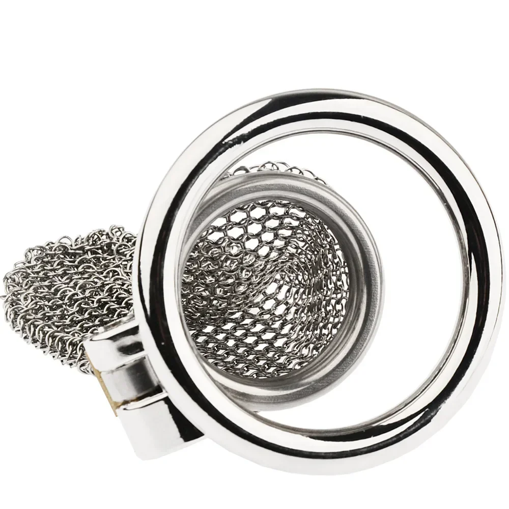 Stainless Steel Stealth Lock Male Chastity Device Smooth and Light Cock Cage Sex Toys for Men Cock Ring Chastity Belt penis chastity cage chastity lock sex toy chastity cage accessory
