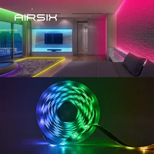 

LED Light Strips Bluetooth WIFI Controller Flexible RGB 5050 Decoration Back Lights Lamp Night Light Luminous String For Bedroom