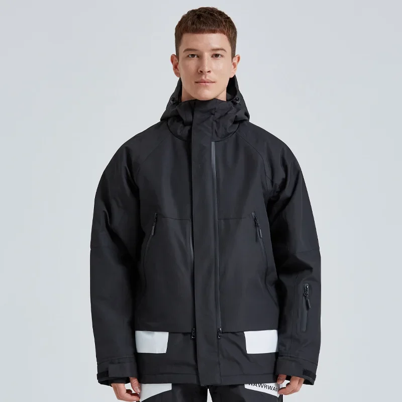 

Мужская и Женская Новинка 2025, лыжные куртки, одежда для катания на сноуборде на открытом воздухе, зимняя ветрозащитная Водонепроницаемая теплая прочная Лыжная куртка с капюшоном