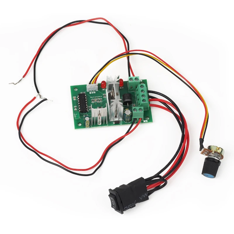 Description Picture 4 of itemBrushed DC Motor Controller 12V24V Forward And Reverse Switching Speed Adjustable Maximum Output Power 150W Current Regulator