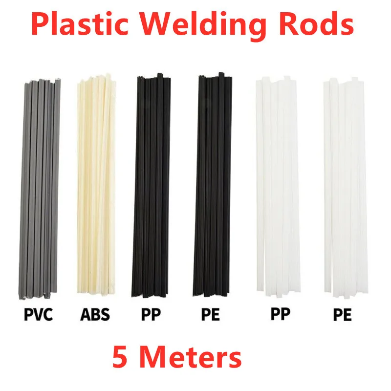 Plastic Welding Rods Black white PP/ABS/PVC/PE Welding Sticks Plastic Welder Gun Car Bumper Repair Supplies welding rods plastic welding rods