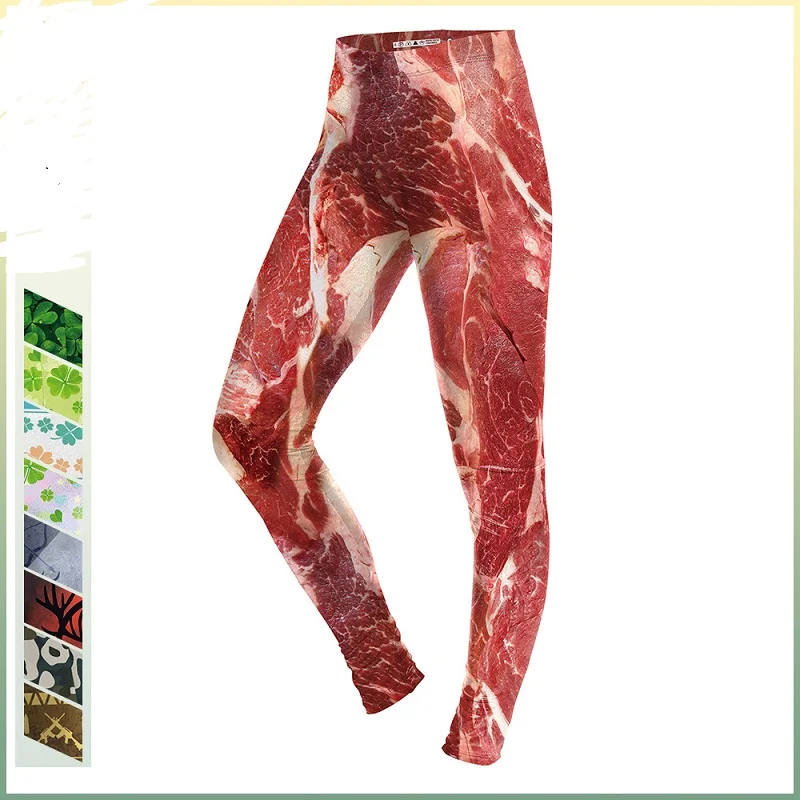 

KDK1794 Features Fat Cow 3d Digital Printing Women's Tight Leggings Women's Pants