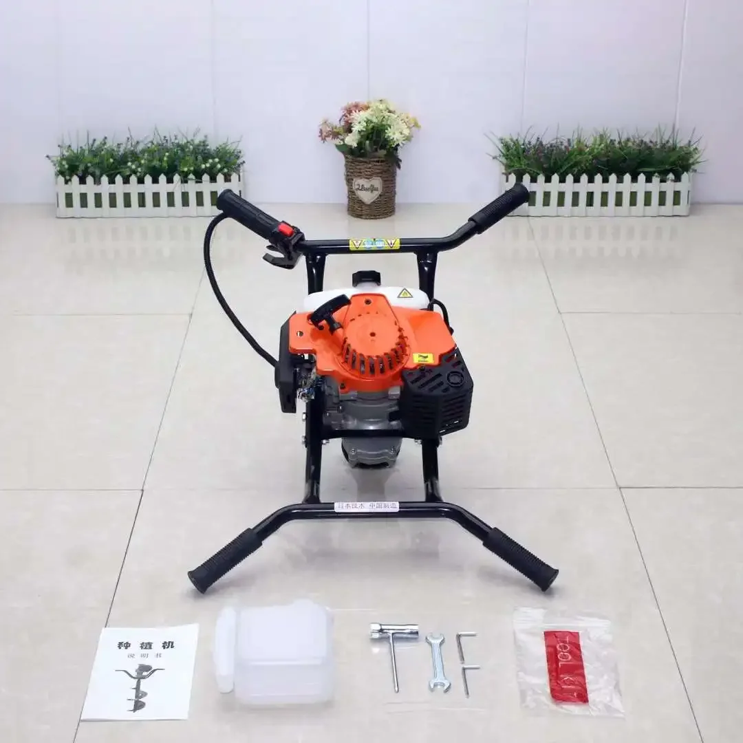 57cc Double-Person Ground Digging Machine Hole Punching Machine Small Agricultural Piling Machine Planting Fertilizer Applicator 6