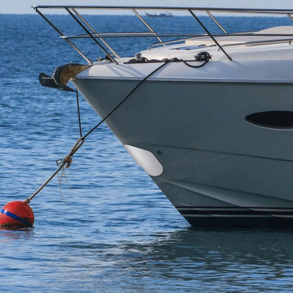 2Pcs Boat Keel Guard Wear Resist Stainless Steel Bow Guard Rust Proof Notched Bow Guard for Wear and Scratches Protection