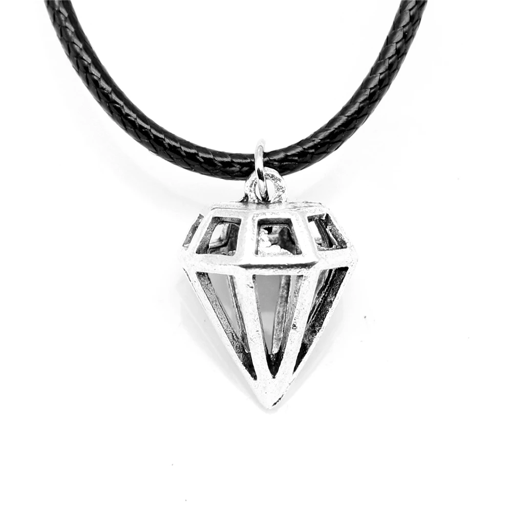 

1 Piece Cutout Diamond Female Necklace Diy Jewelri 15x19mm